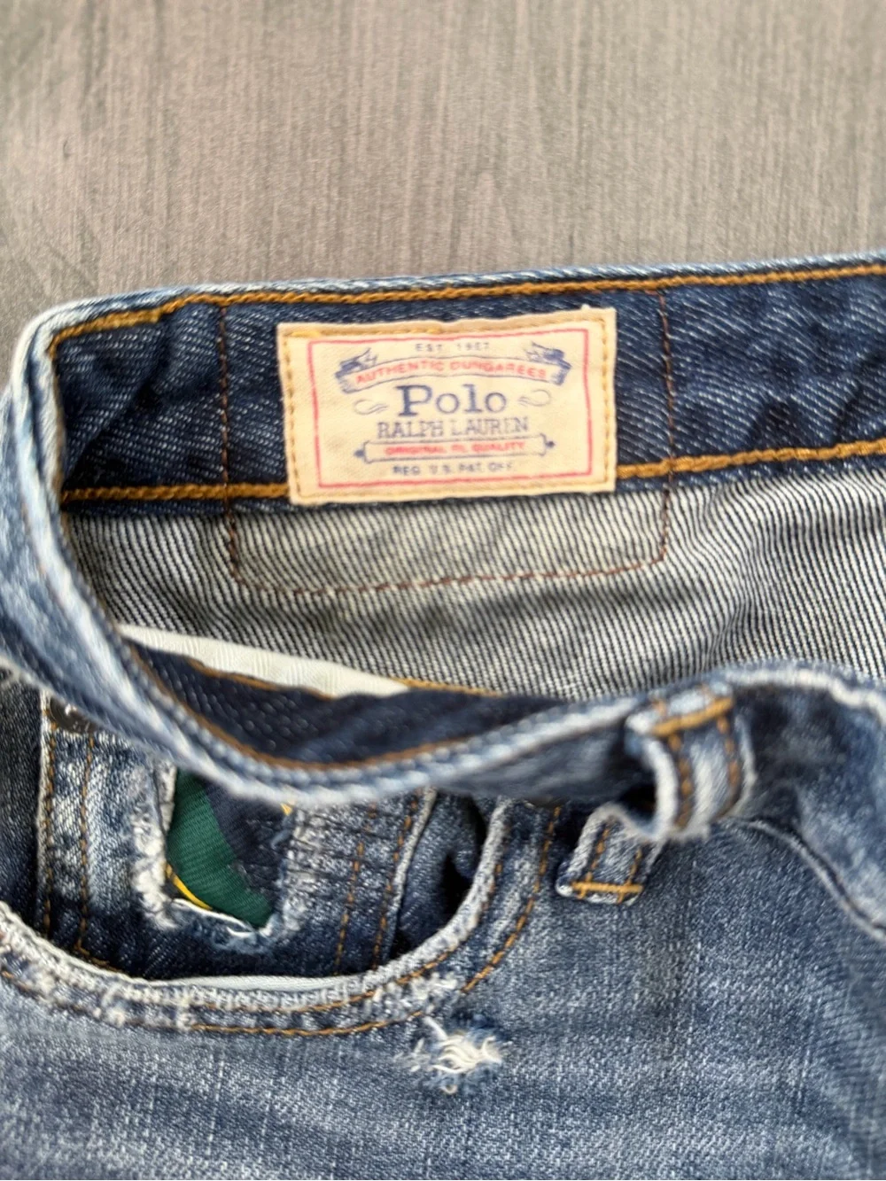 Polo Ralph Lauren Astor Slim Boyfriend Jeans girls size 7 NWOT $155